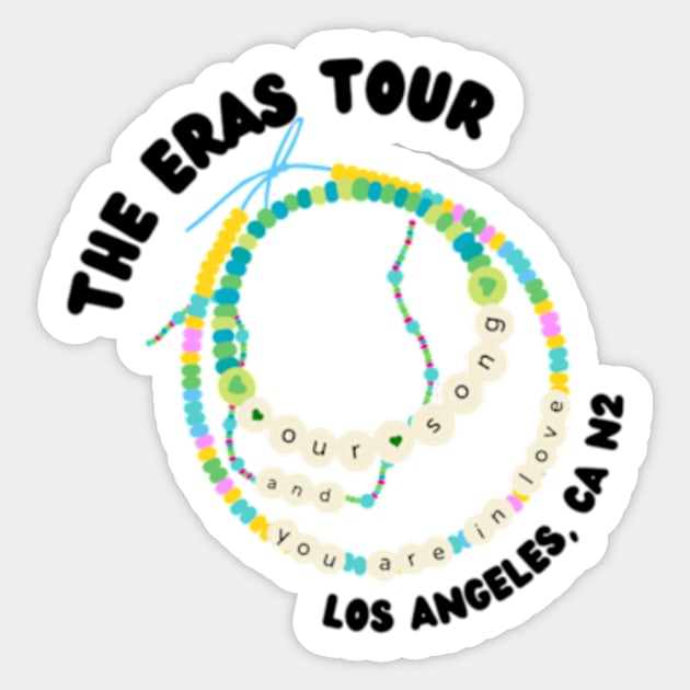 Los Angeles Eras Tour N2 Sticker by canderson13